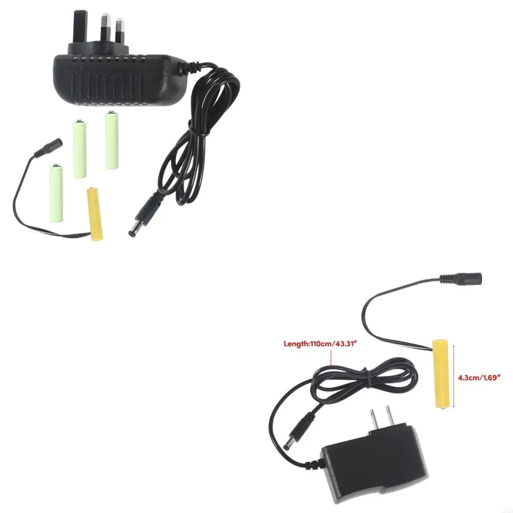 

Блок питания 6 В LR3 AAA, кабель для устранения батареек для светодиодных ламп, игрушечных часов
