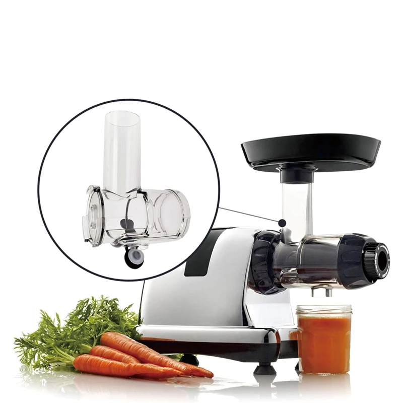 Juice Attachment For Omega Juicer, Large Diameter Slow Speed With Leak Proof Nozzle Cover, For Omegae 8006 8003 8051