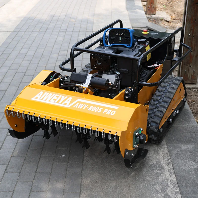 Customized New Design Wireless Remote Control Lawn Mower Self Propelled Grass Equipment For Daily Backyard Lawn Cutting
