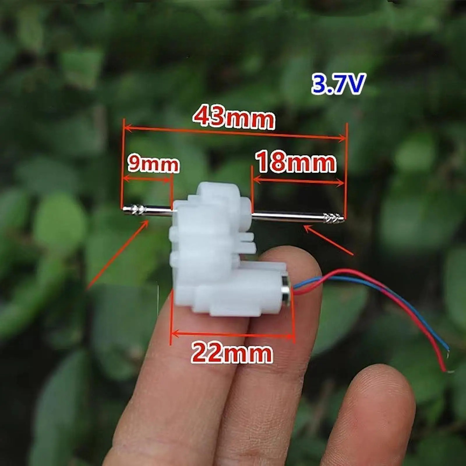 Coreless Motor Mini Dc Geared Micro Gearbox Low Vibration Smooth Running for DIY Educational Robot Projects