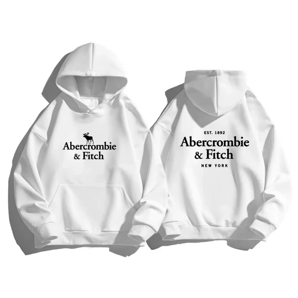 2024 Hoodie for Men's Clothing Women's Luxury Haute Couture Women's Abercrombie Sweatshirt Hoodie Harajuku Letter Printed Cotton