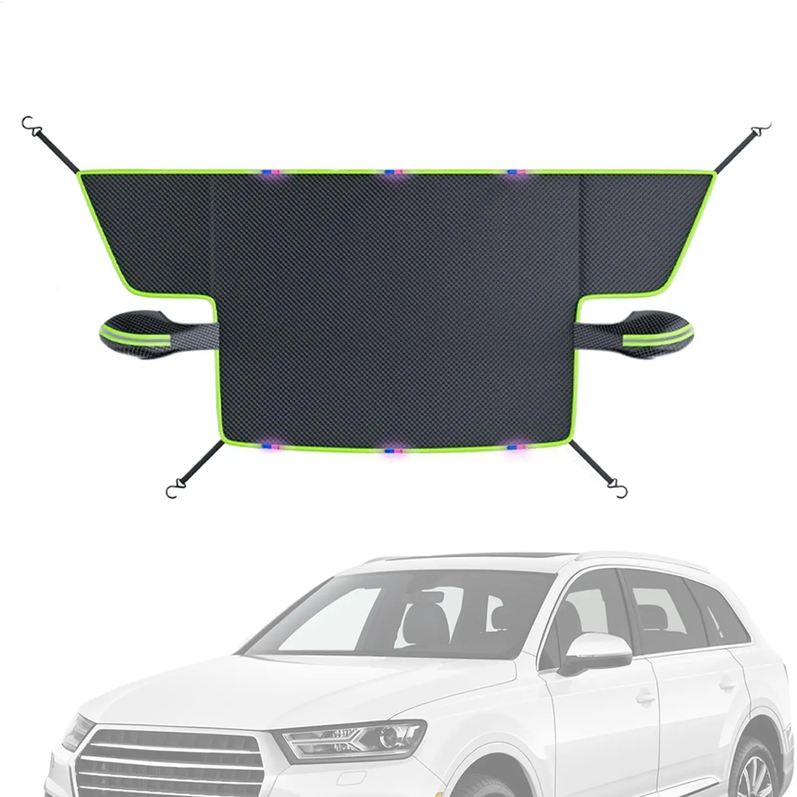 Windscreen Protector Winter Oxford Cloth Foldable UV Protection Winter Car Windshield Cover For Sedan Hatchback Commercial