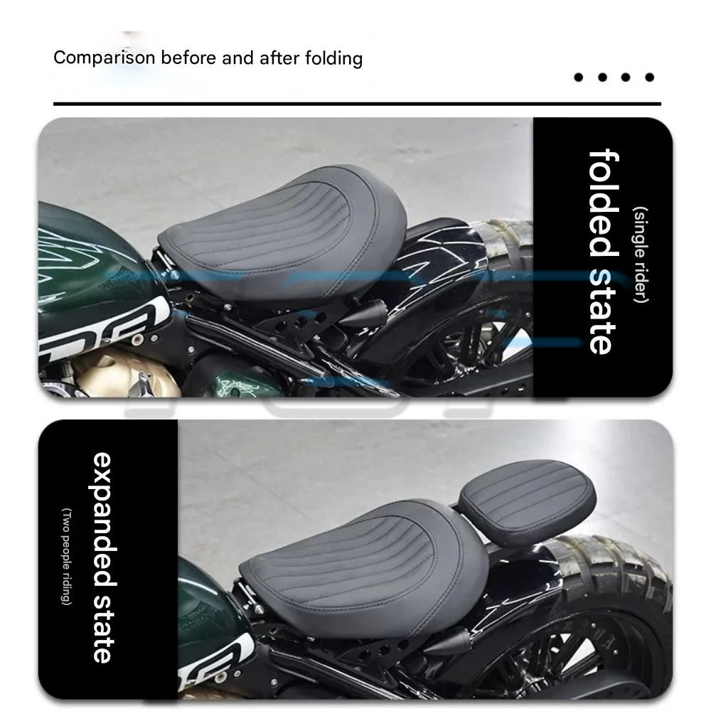 Convert Single Seat Cushion to Double Seat Cushion BENDA NAPOLEON BOB 250 Folding Rear Seat Napoleon Bob250