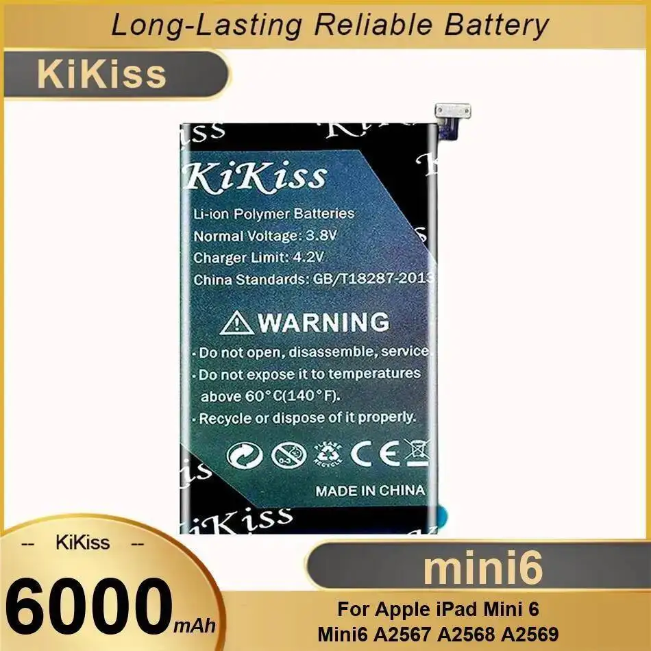 

Прочный аккумулятор для планшета Apple Ipad Mini 6 Mini6 A2567 A2568 A2569, 6000 мАч