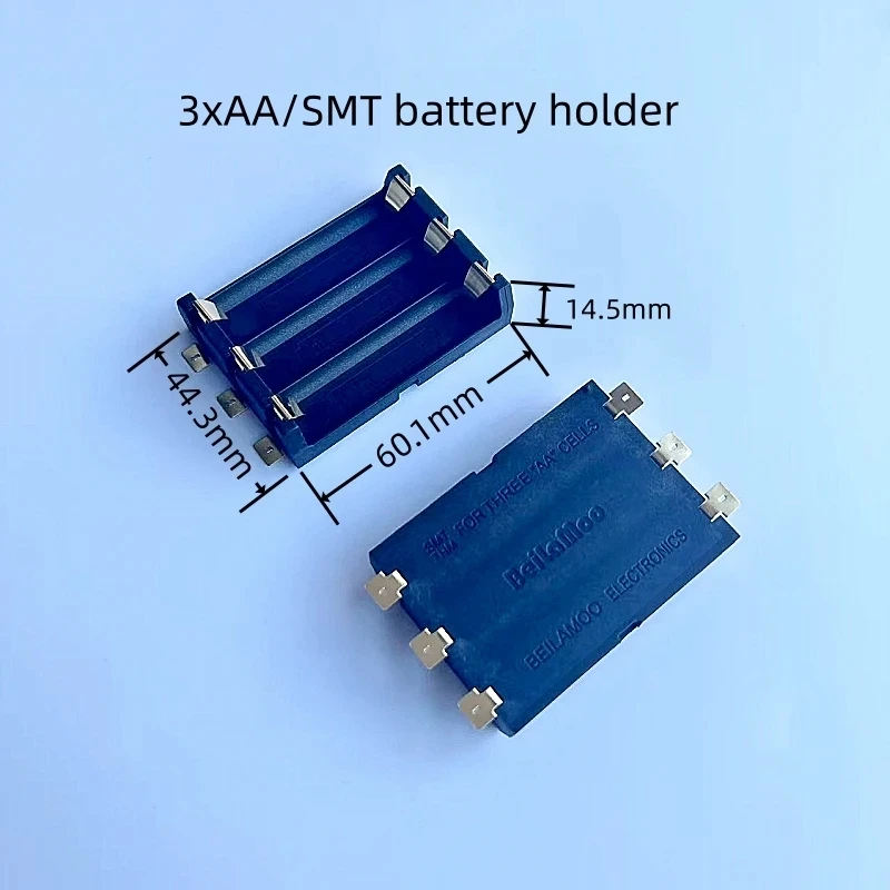 1 قطعة 5AA SMT حامل البطارية مصلحة الارصاد الجوية صندوق بطارية AA صندوق بطارية 1/2/3 فتحة AA SMT بطارية AA البطارية القياسية الحاويات