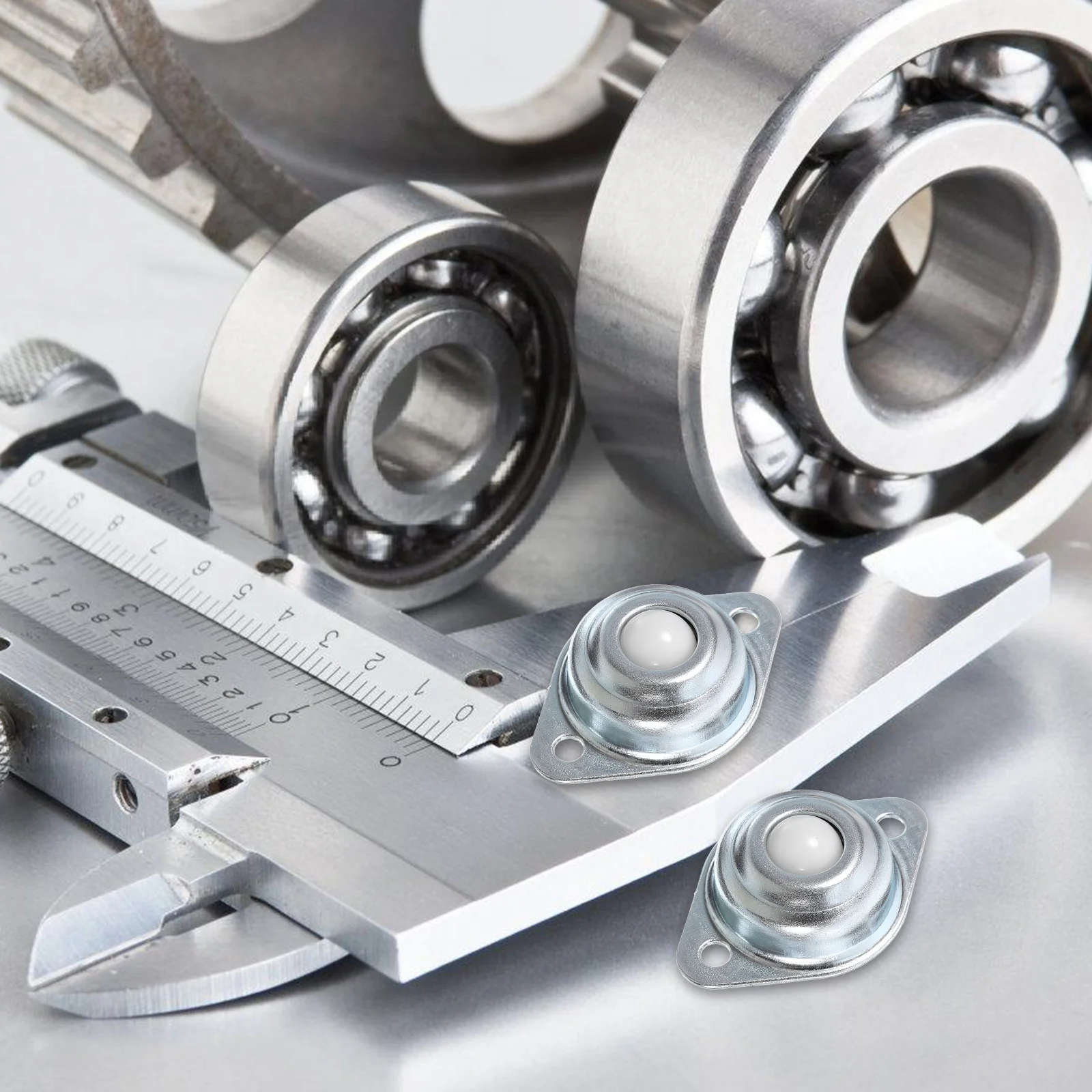 12 قطعة محمل كروي نايلون الأثاث الأجهزة الصغيرة عجلة نقل دوارة تحمل عملية سلسة منخفضة الضوضاء