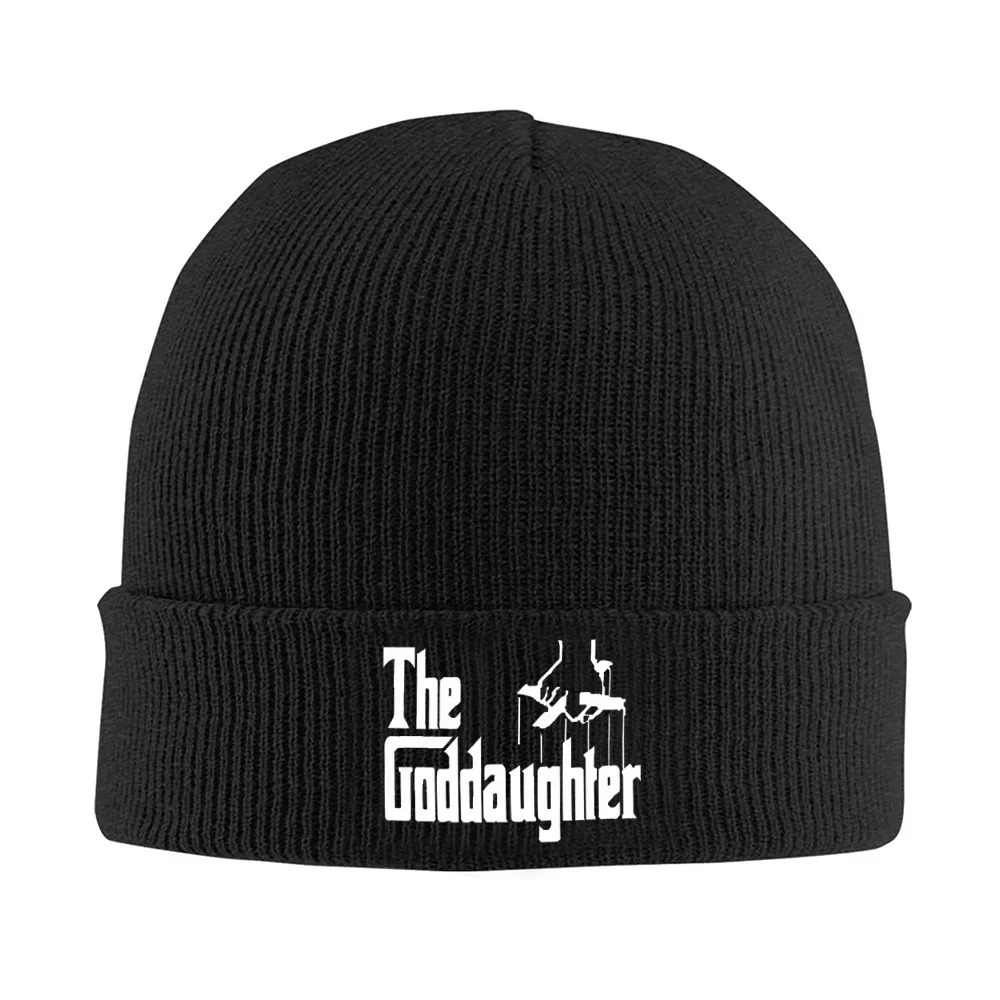 2026 Puppet hand controlling text goddaughter Men Women Unisex Knitted Hat Beanie Pullover Cap Winter Thermal Warm Christmas Out