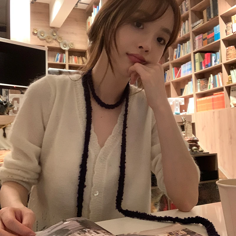 

Элегантная лента из чистого хлопка для девушек ультратонкая Длинная лента однотонный шарф женский декоративный галстук