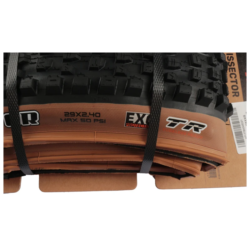 MAXXIS DISSECTOR 29x2.4 WT 3C EXO+ TR DD Schwarz/Kaffeebraun Tubeless-Reifen MaxxGrip MaxxTerra für Offroad-Fahrzeuge MTB – Detail 6