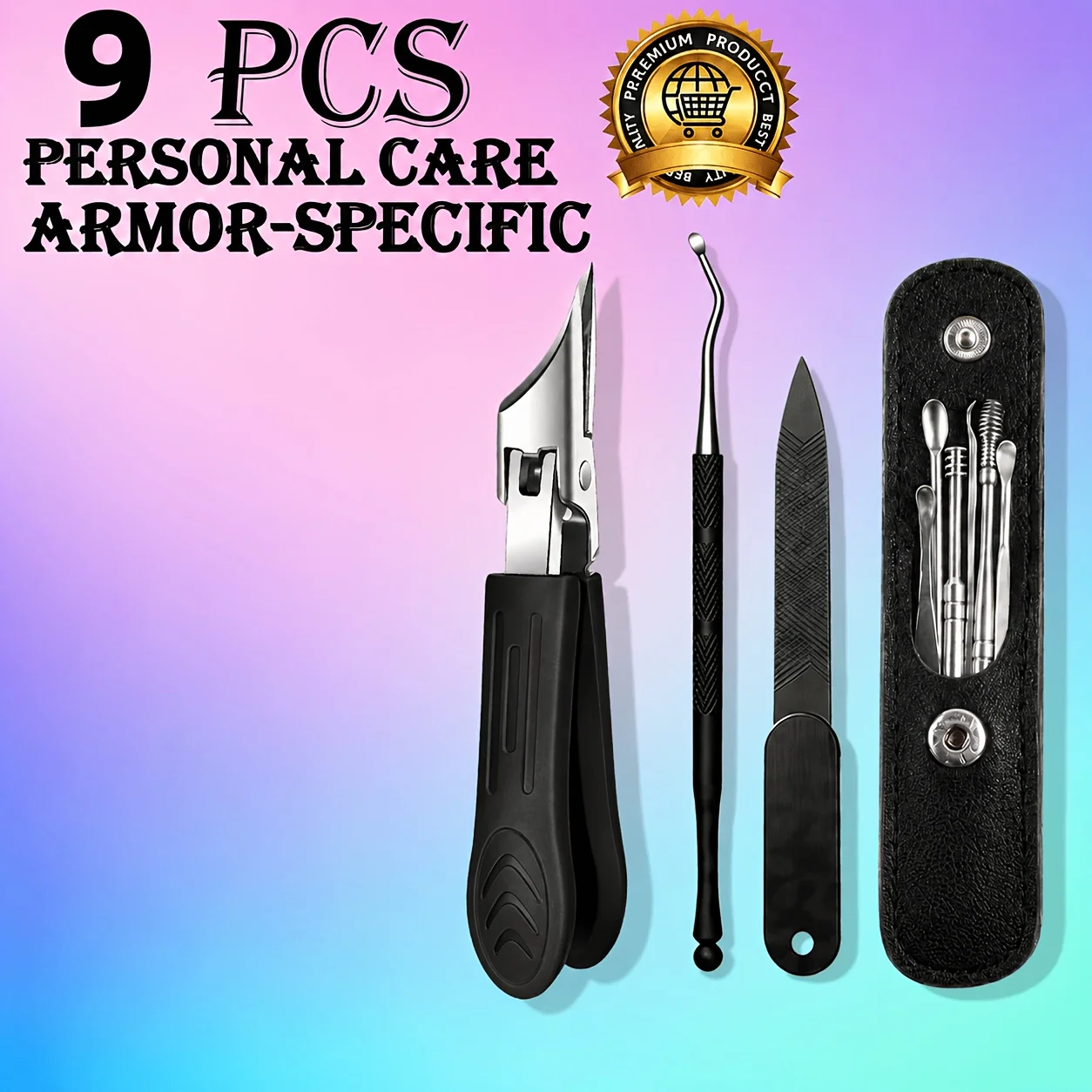1/9pcs Tools Are Finely Polished, And Easy to Use Anti-Splash Design, The Ideal Set for Hand And Foot Care Is Suitable for Home