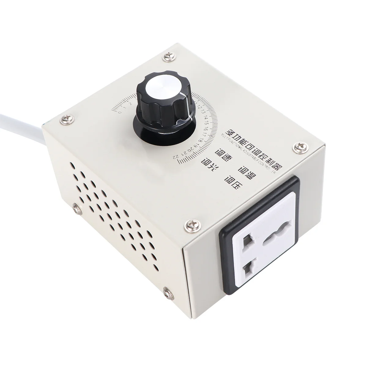

Ac 0-220V Motor Control Motor Controller For Light Fan Heater Voltage Regulator Speed Temperature Control