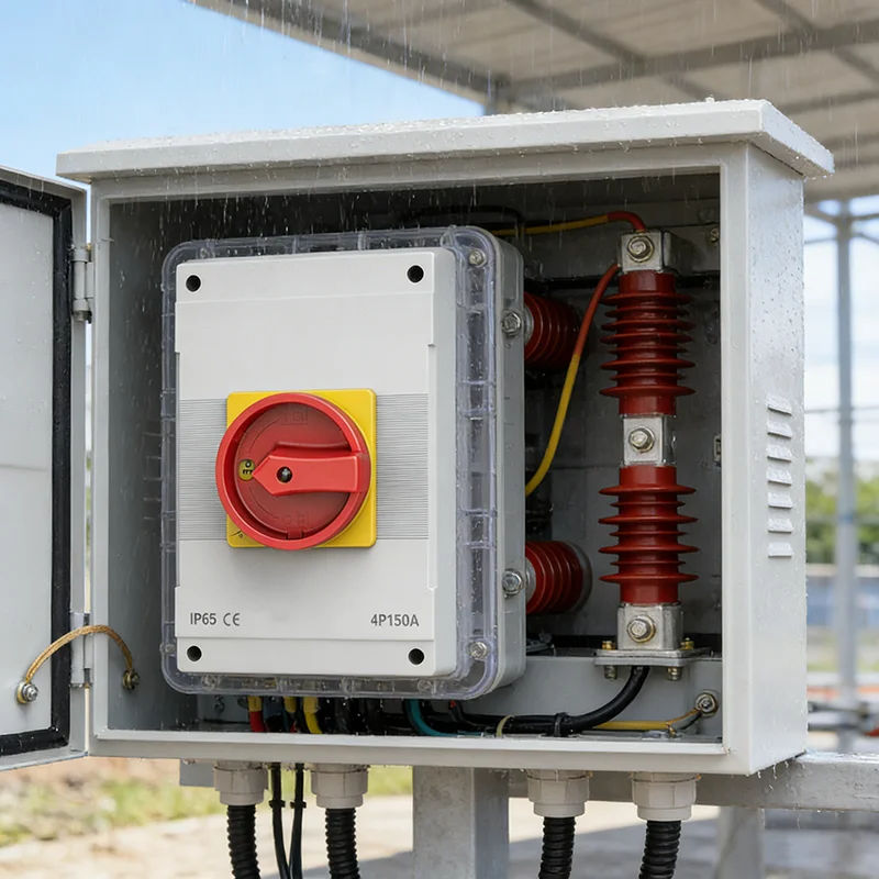 

4pole 16A 32A 40A 3pole 63A 440V ELectric IP65 UK Isolator Switch Waterproof Switch ON OFF Disconnecting Switches