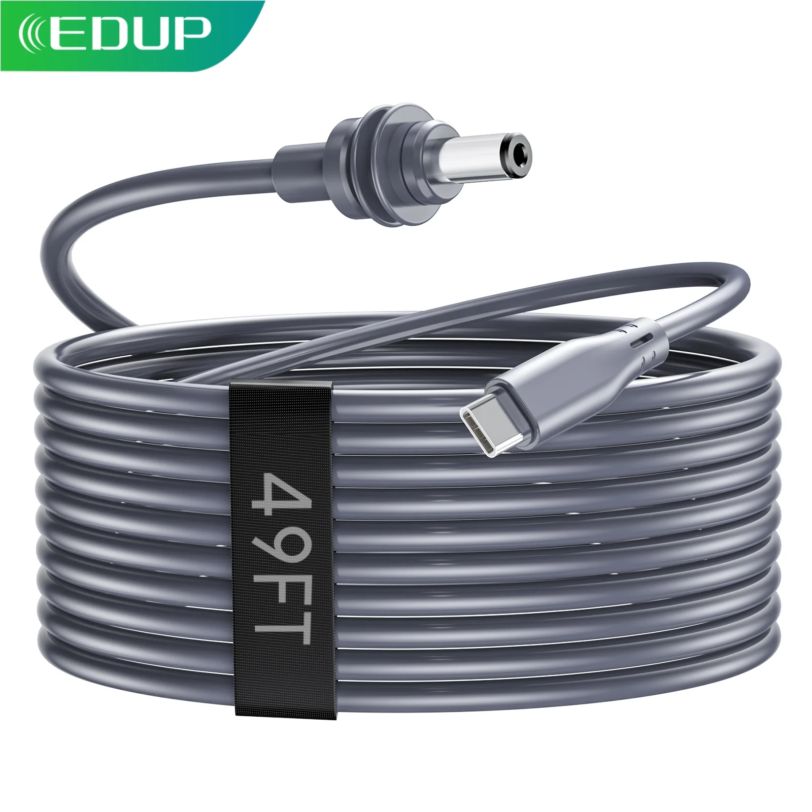 

Кабель EDUP SK0087 15M Starlink Mini USB-C - DC, водонепроницаемый, портативный, прочный, для использования на открытом воздухе