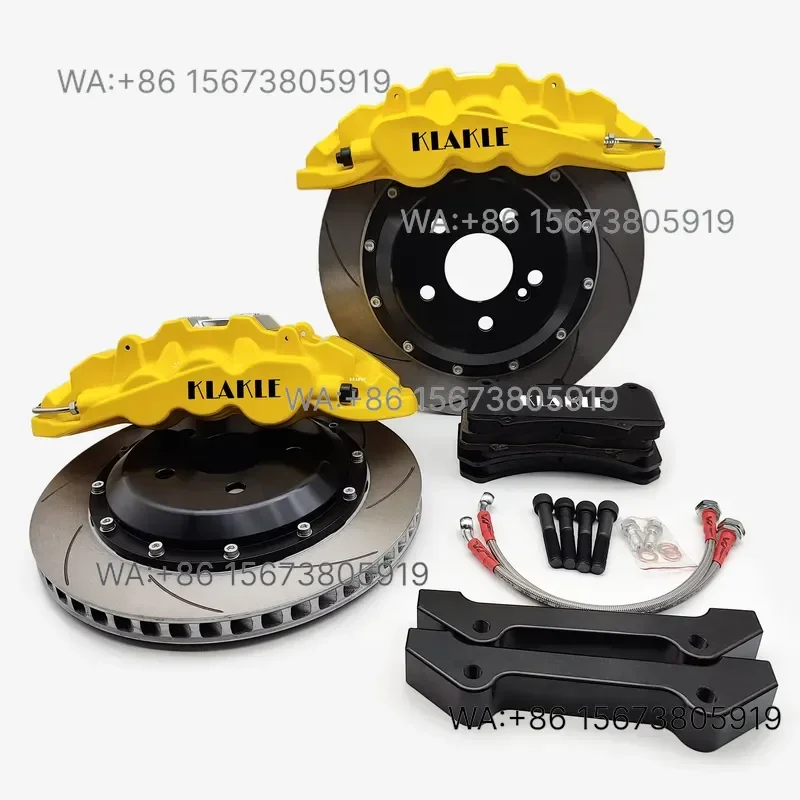 For  Wmwmnu  KLAKLE Aviation Aluminum Alloy 6 Pistons Low Noise Big Brake Caliper Kit 8520  etc