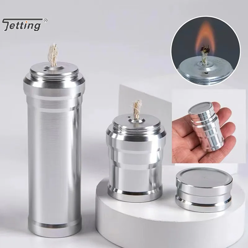 Portable Aluminum Alloy Mini Alcohol Lamp Laboratory Equipment Heating Liquid Stove Home Lighting Outdoor Garden Camping
