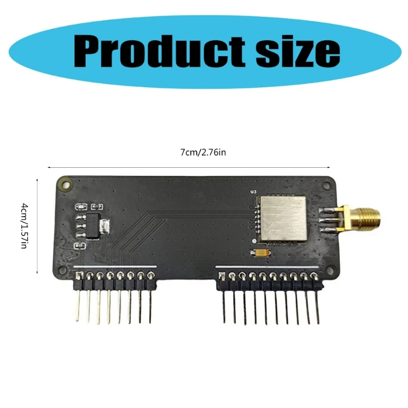 433Mhz para módulo inalámbrico Sub-Ghz Placa expansión CC1101 ganancia
