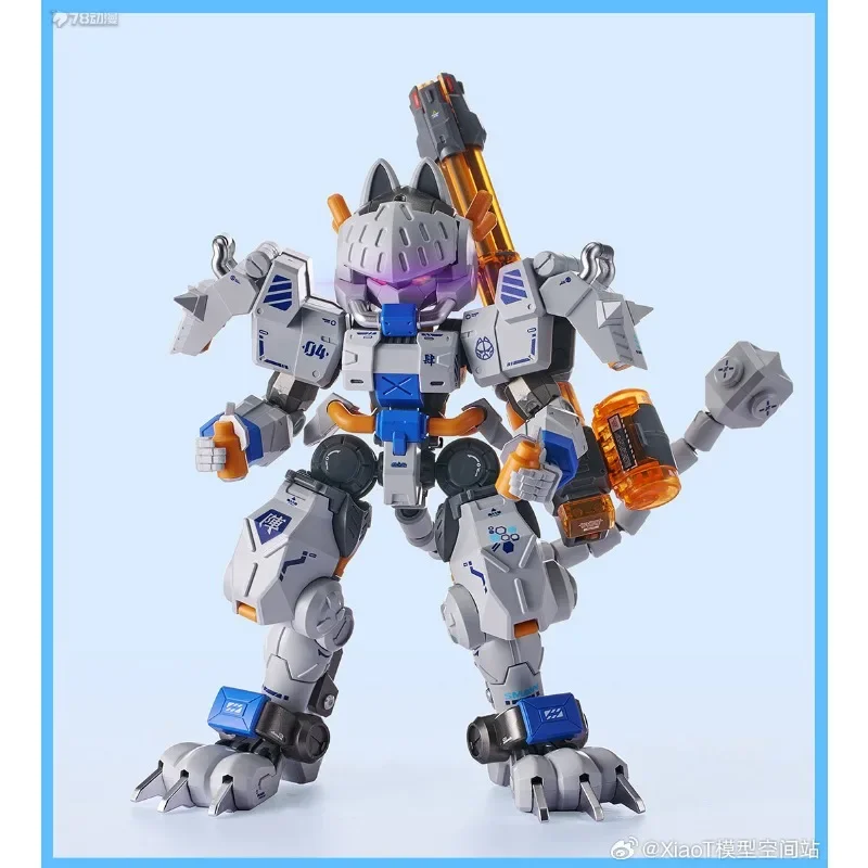 Spot Supply XIAOT Original IRON ROARS Series C.A.T-04 and C.A.T-02 Jungle Ver. Plastic Assembly Model Boy's Gift Collectibles