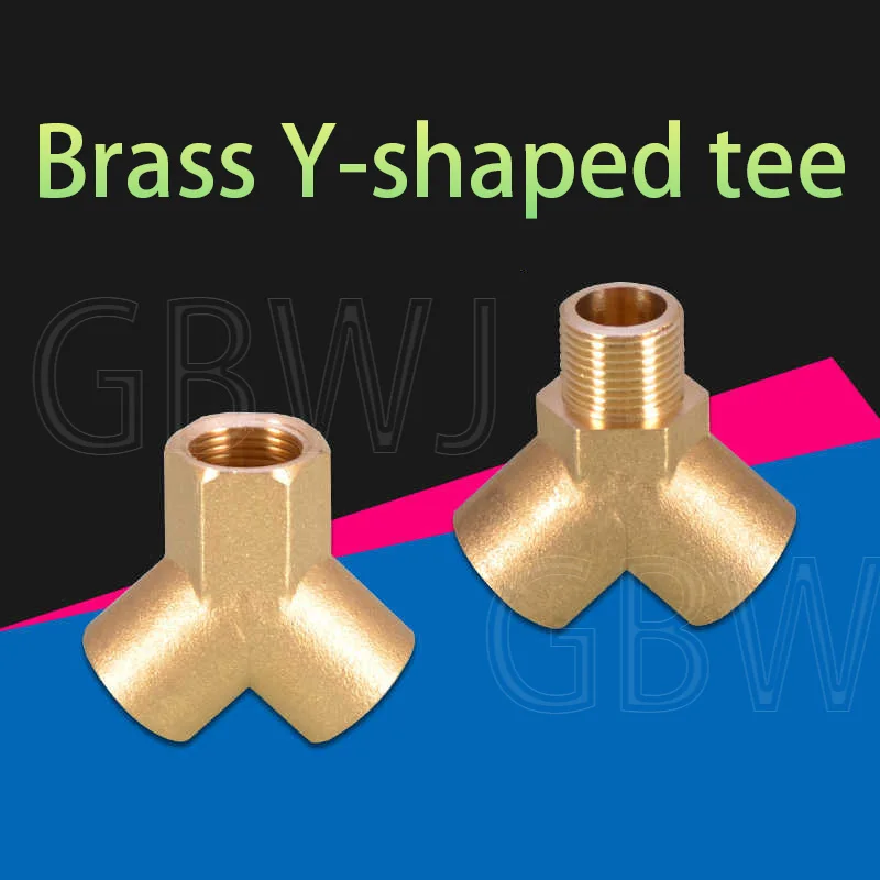 

Pneumatic Plumbing Brass Pipe Fitting Male/Female Thread 1/4" 3/8" 1/2" BSP Copper Fittings Water Oil Gas Adapter