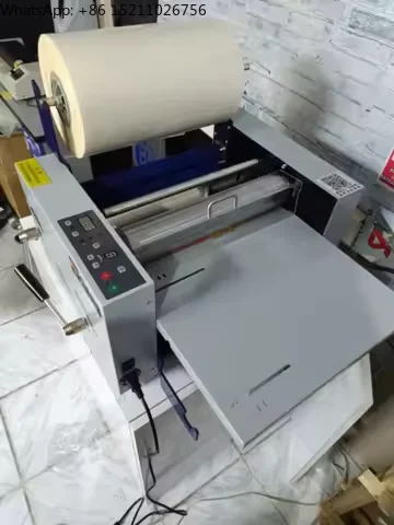 669XY Fully Automatic Large Steel Roller Laminating Machine A3 Hot and Cold Speed Adjustable for A5 A6 A4 Paper Sizes
