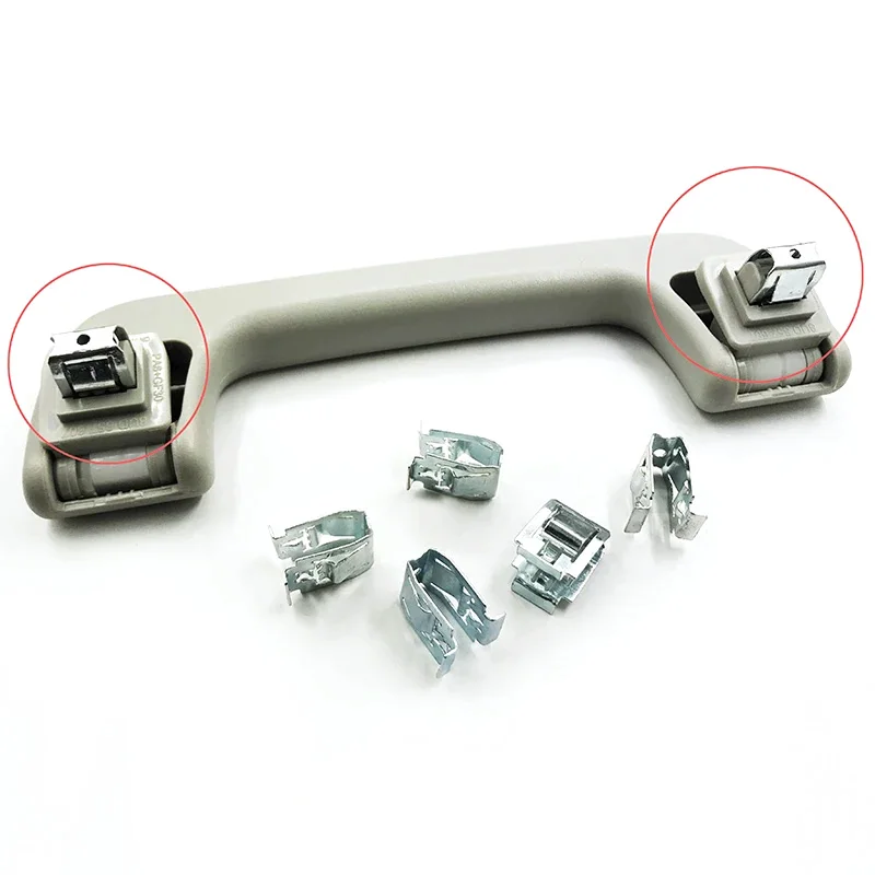 For Audi A4LA6LQ5A3B7Q3Q5A2L A7 A5 FOR Skoda Octavia Interior Headliner handles metal buckles armrests fixing irons steel clips view 2