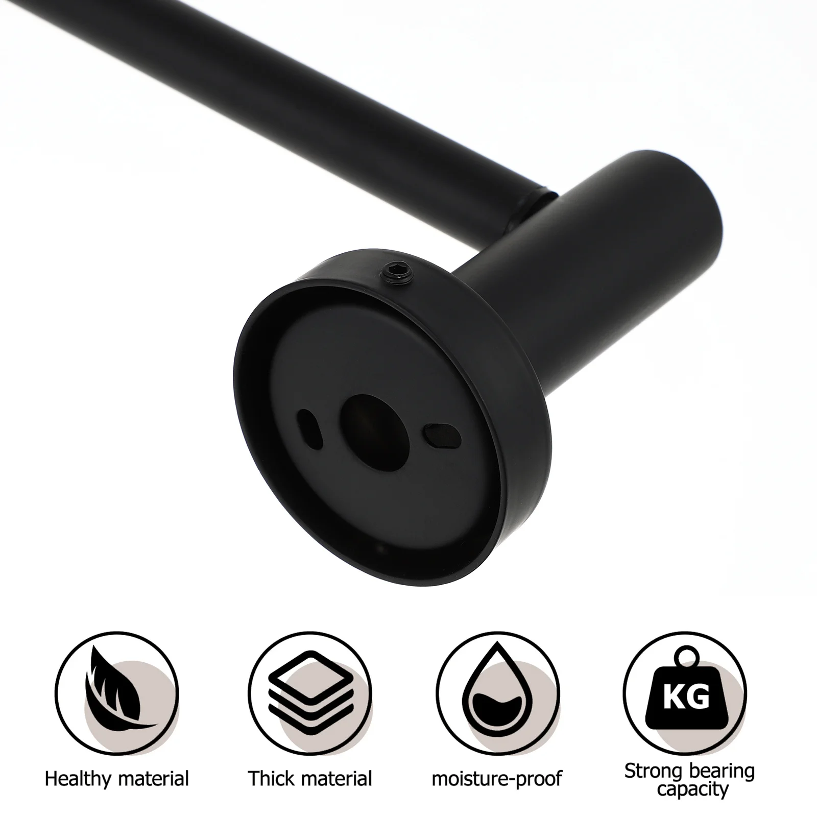 الفولاذ المقاوم للصدأ بار قابل للتعديل القطب واحد منشفة رف للحمام المطبخ الغسيل جدار جبل حامل منشفة اليد