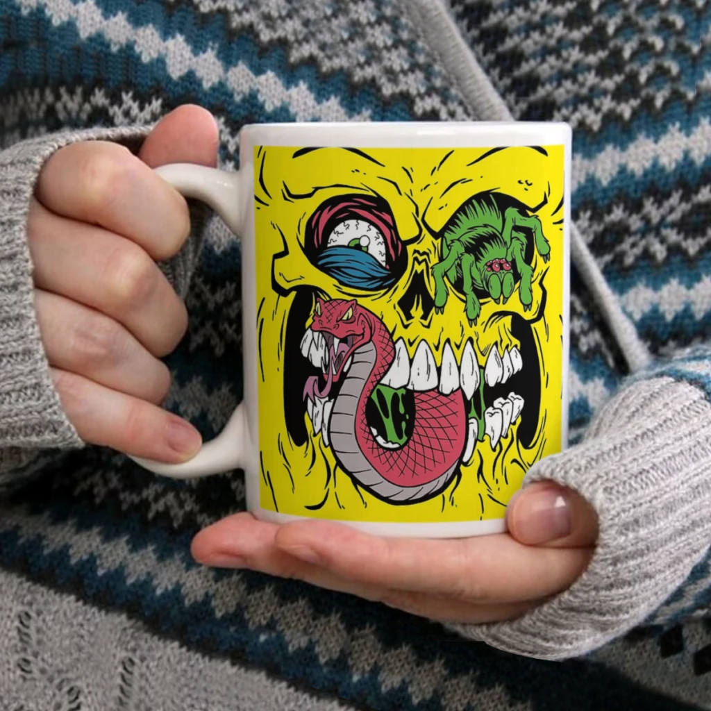 

BONE HEADCoffee Mug Tea Cup 11oz Coffee Cup Funny Birthday Ceramic Mug Personalized Cup