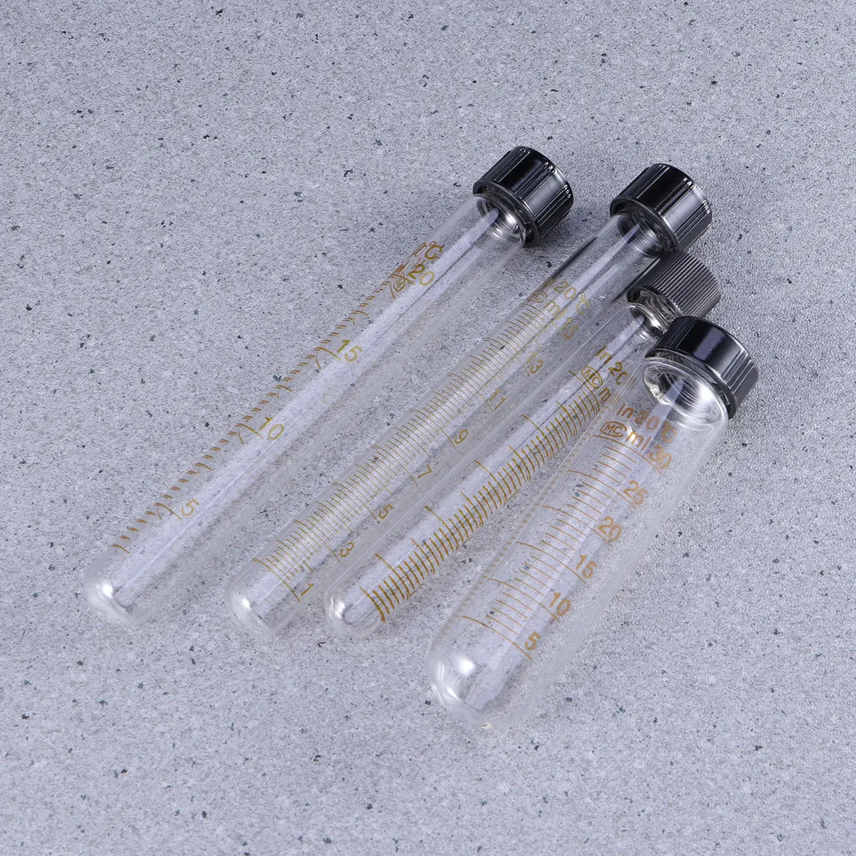 

8 PCS/4Set Wedding Test Tube with Cork Glass Tubes for Plants Transparent Plastic Clear Small