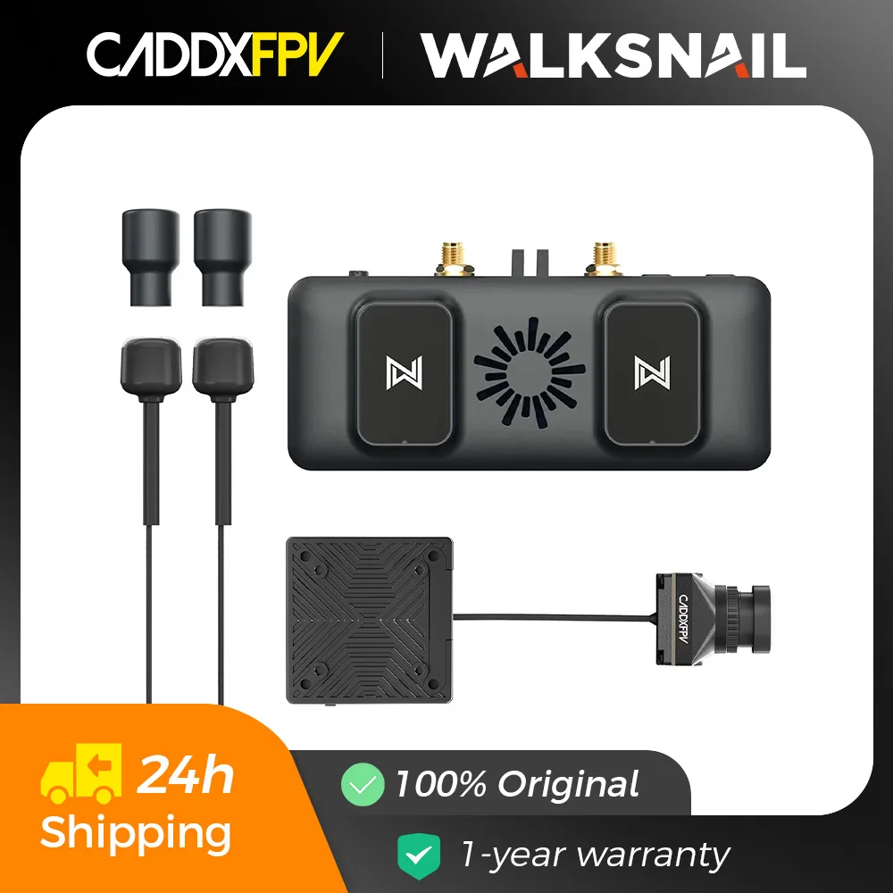 CADDX Walksnail Avatar VRX 4km 4アンテナ HDMI対応 1080P/60FPS HD Proキット デュアルアンテナ ムーンライトキット FPV用 低遅延