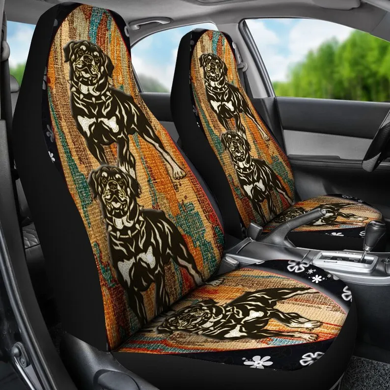 

Rottweiler Dog Car Seat Covers-Pattern Car Seat Covers Pair- 2 Front Seat Covers- Car Seat Covers- Car Seat Protector- Car Acces