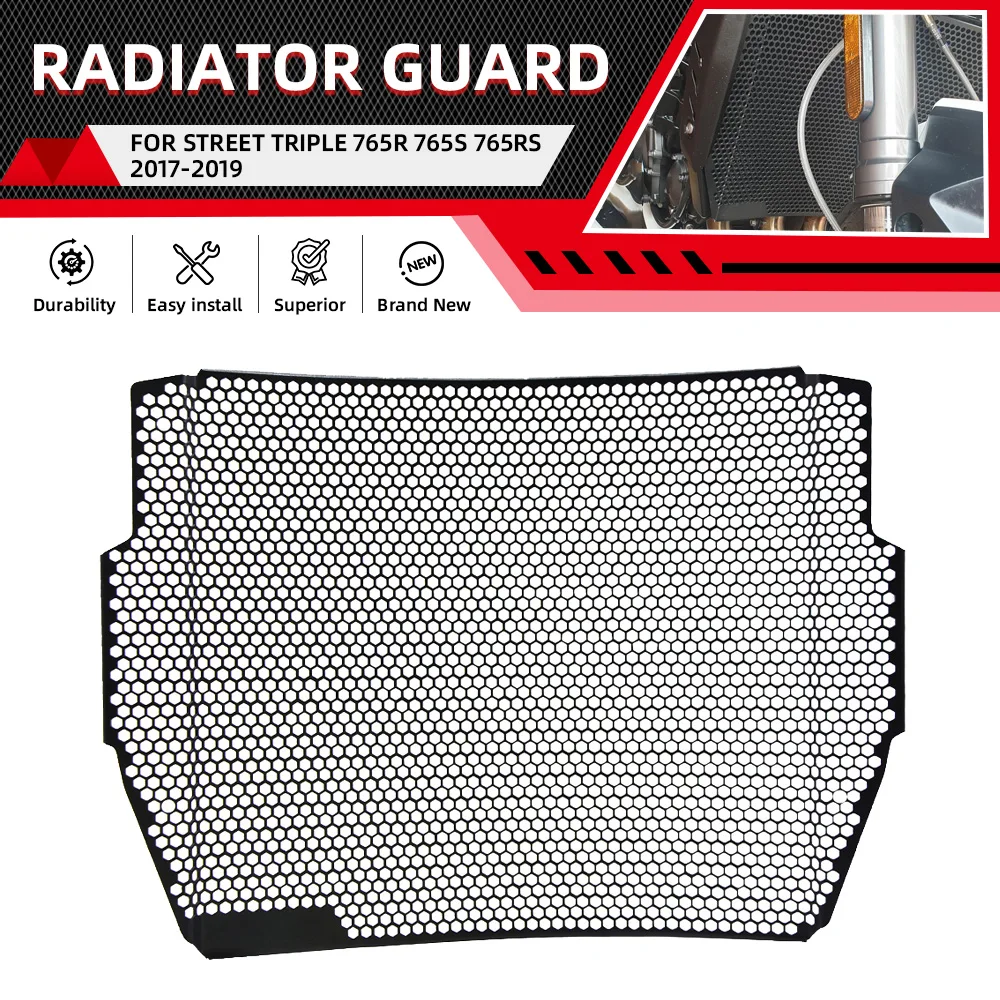 

For Street Triple 765 S RS 2017-2018-2019 StreetTriple 765RS 765S Motorcycle Radiator Guard Grille Grill Cooler Cooling Cover