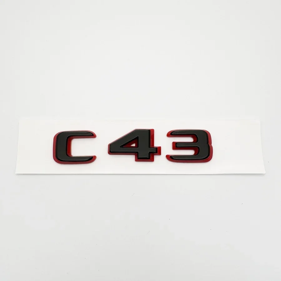 Neue ABS Zweifarbige Buchstaben GLC43 GLC63 GLS63s Emblem für X253 Serie Auto Kofferraum Namensschild Logo Heckklappen-Aufkleber Zubehör – Detail 6