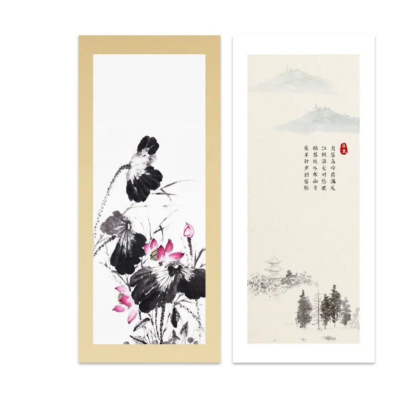 Chinese Rice Paper Soft Card Half-Ripe Xuan Paper Brush Pen Calligraphy Painting Mounting Paper Cards Lens Papier Papel Arroz