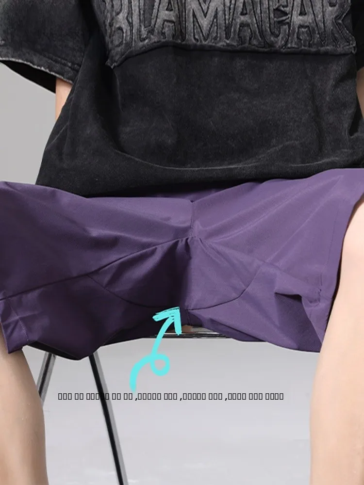 

MoChao American Sle plus Size orts Men Summer New Letter Steel Stamp Casual Pants Extra Large Five-Quarter Length Pants