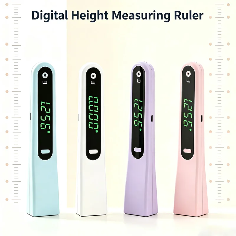 Règle de mesure de la taille numérique à ultrasons, dispositif de mesure de la taille portable de haute précision, règle électronique pour enfants