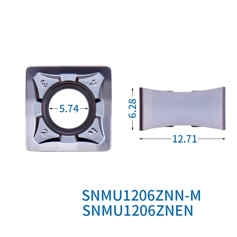 snmx1205-snmu1206-snmx1206-dupla-face-oito-laminas-cnc-corte-aspero-com-baixa-resistencia-para-frente-rapida-ao-fresagem