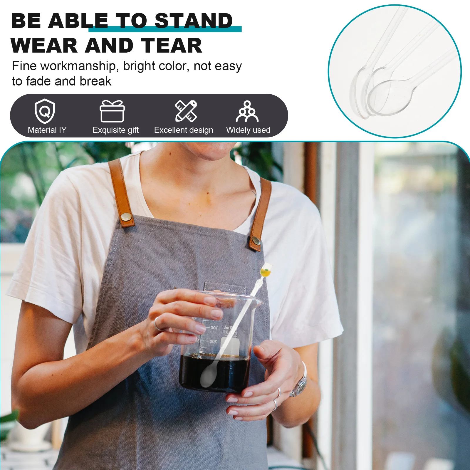 

4 шт. акриловая кофейная ложка, ложки для смешивания десерта, мороженого, чая, кухонная ложка, ложки для смешивания, кофейная ложка