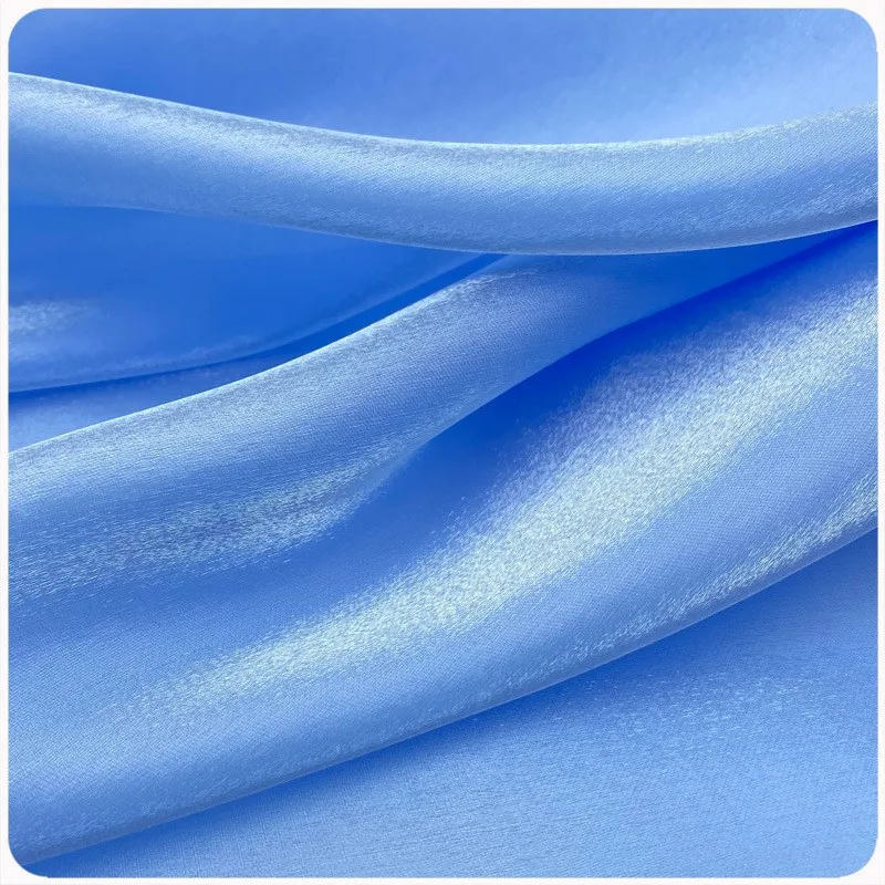 

Qingfeng brocade jade Silk smooth and lustrous European gauze fabric light dress formal Hanfu