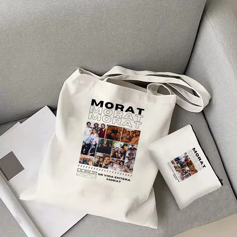 Morat 2024 جولة حقيبة سفر تصميم ريترو موضة حمل حقيبة المرأة حقيبة تسوق عادية 90s خمر Morat الفرقة مروحة حقيبة مستحضرات التجميل