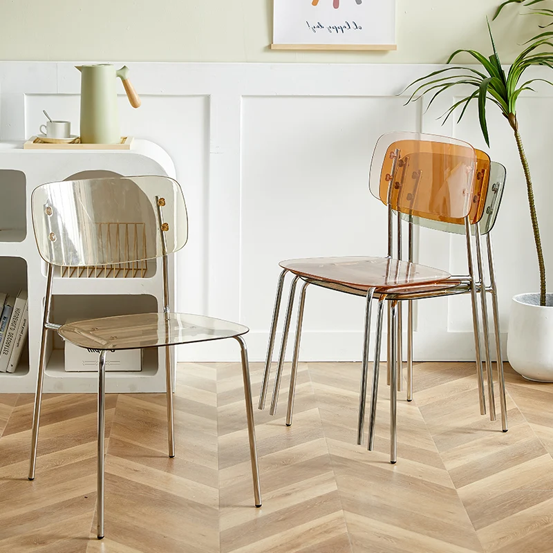 

Dining Room Chairs Transparent Portable Nordic Home Luxury Chair Chaise Desk Living Accent Outdoor Kitchen Living Modern Dining