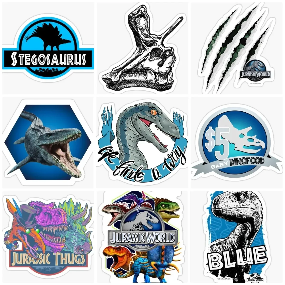 

Jurassic Park Dinosaur T REX Tearing Sticker Laptop Motorcycle Accesorios Camper Van Bicycle Truck Car Wall Window Glass Decal