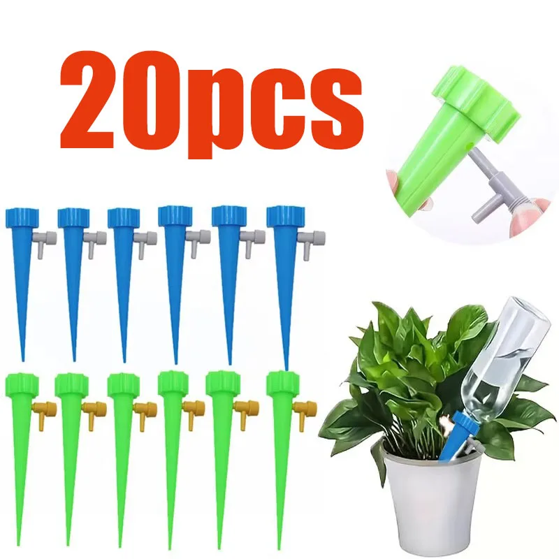 5/10/15/20pcs Automatic Drip Irrigation System For Flowers And Plants In Greenhouse Gardens With Adjustable Features