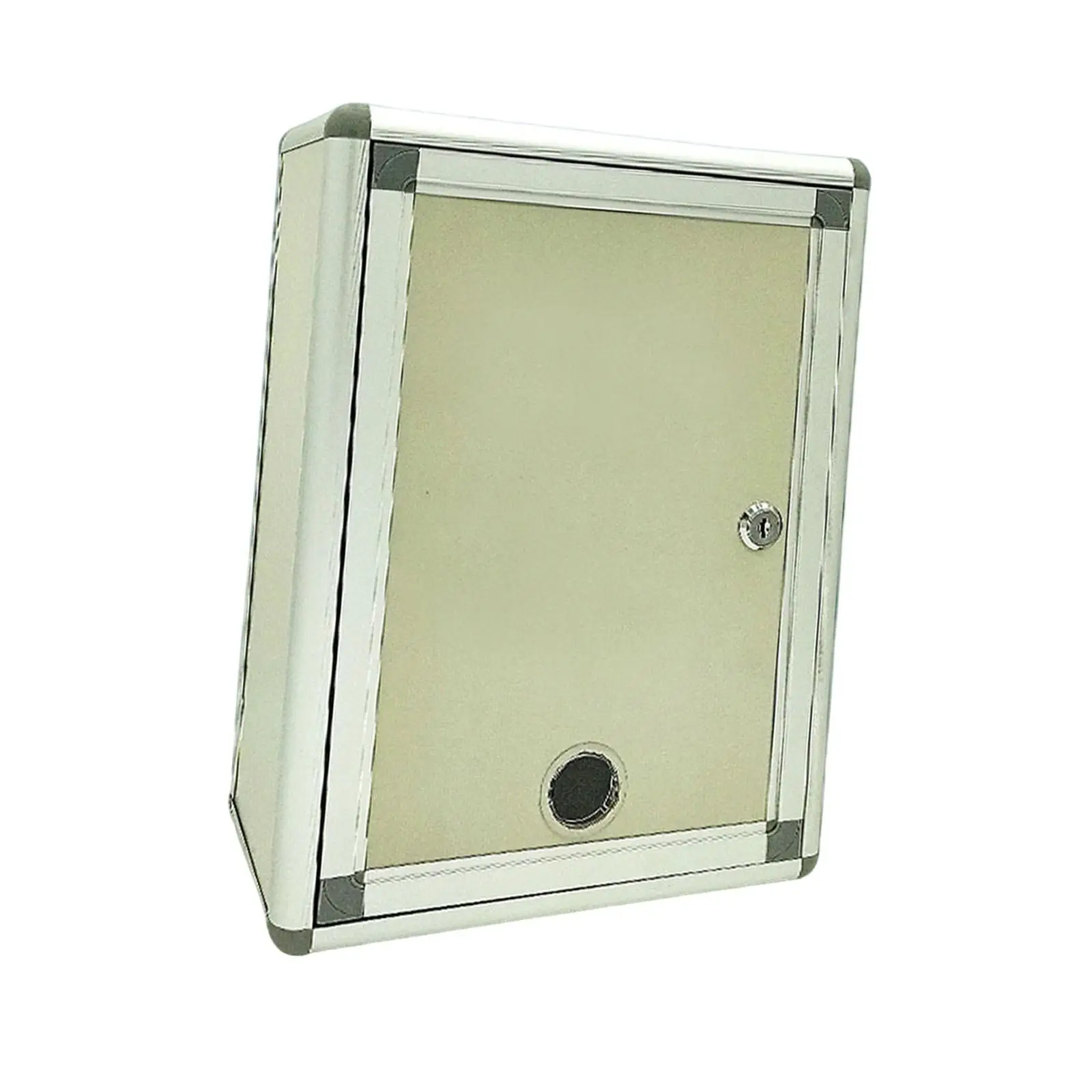 Locking Suggestion Box Wall Hanging Rustproof Retro Design Weatherproof Mail Box for Office Front Door Gate Outside House Yard