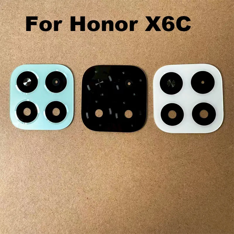 For Huawei Honor X6c Back Camera Glass Rear Lens With Ahesive Sticker Replacement