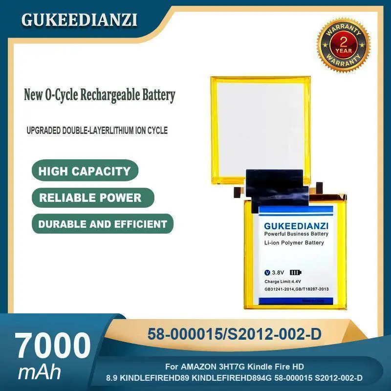 بطارية لأمازون كيندل فاير 7 7th Gen 2017 58-000177 GB-S10-308594-060L HD 8.9 3HT7G KINDLEFIREHD89 ST18/ST18C 58-000015