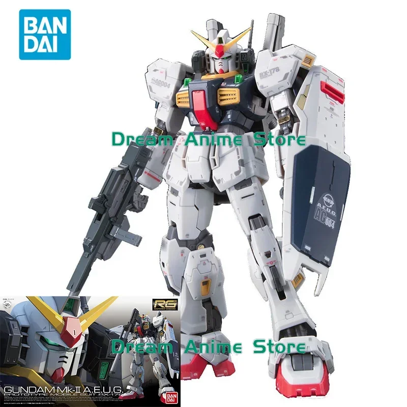 

Bandai Original GUNDAM Anime Model RG Series 1/144 GUNDAM MK-2 A.E.U.G. Action Figure Assembly Model Toys Gifts for Children