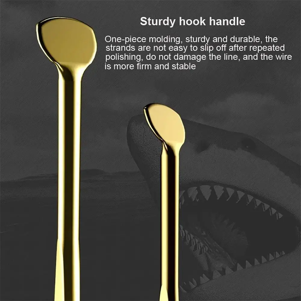

20Pcs/Pack High Carbon Steel Golden Fishing Hooks Barbed Sharp Barbed Hook Golden Puncture Strong Gold Fish Hooks Fishing Lover