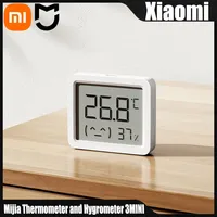 XIAOMI MIJIA Smart Thermometer and Hygrometer 3mini Temperature Display Intelligent Linkage High Battery Life Mini Portable