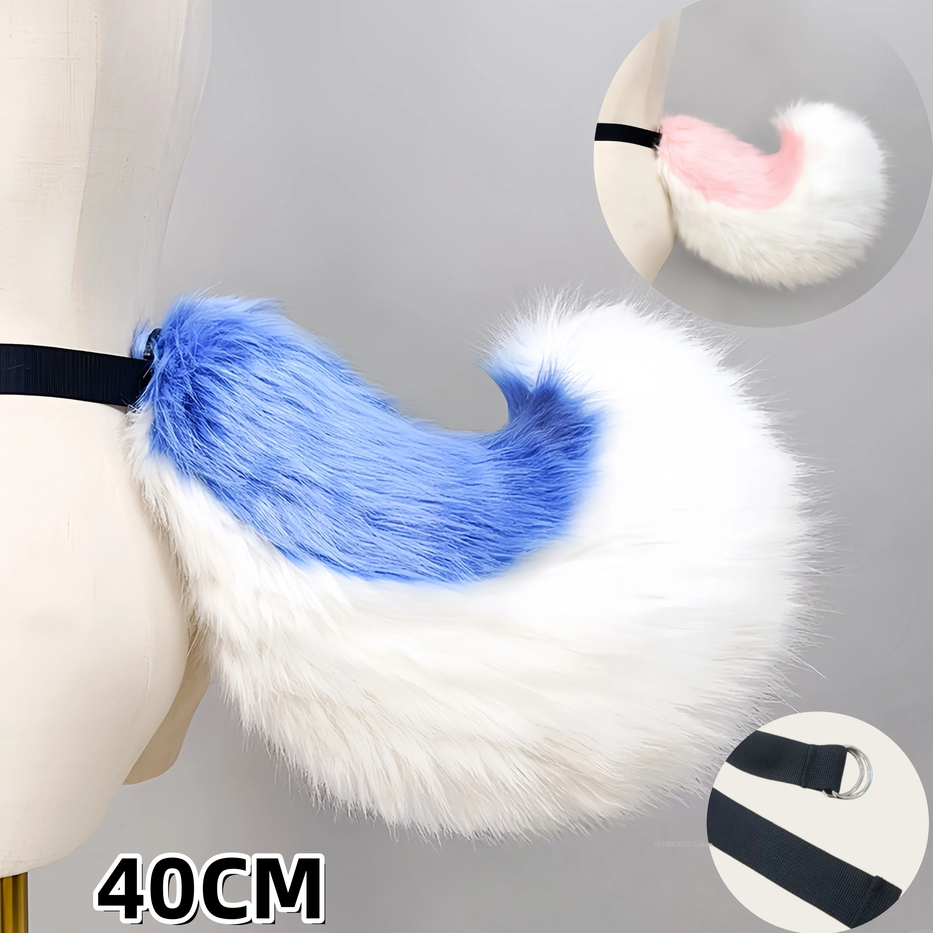 

2026 New Plush Tail Cosplay Costume Halloween Lolita Style Animal Dog Costume Prop Anime Carnival Party Furniture Accessories