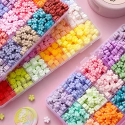 24 Grid Korean dopamine colored lacquer wax granule lacquer seal lacquer furnace demolding pad lacquer seal set