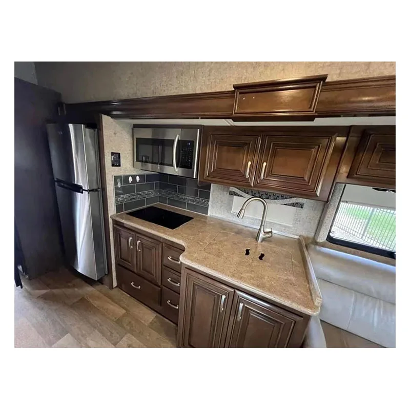 

Luxury Custom Made Camping RV Accessories For Camper Van Caravan Modern Aluminum Kitchen Cupboard